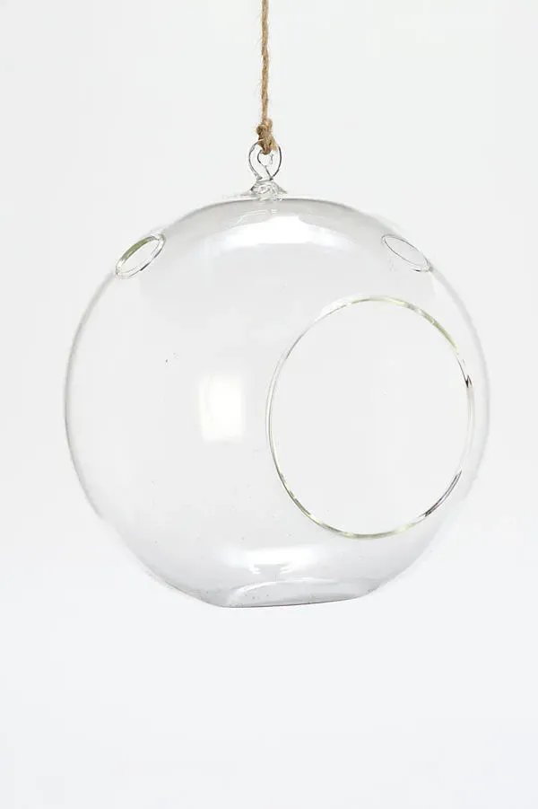 Hanging Bubble Orb Terrarium - Clear, Glass by Anthropologie, alternate view