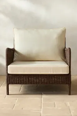 Harbor All Weather Wicker Lounge Chair - White product