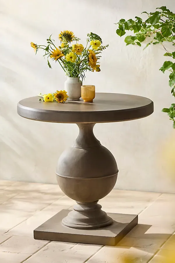 Hydra Stone Round Pedestal Foyer Table product