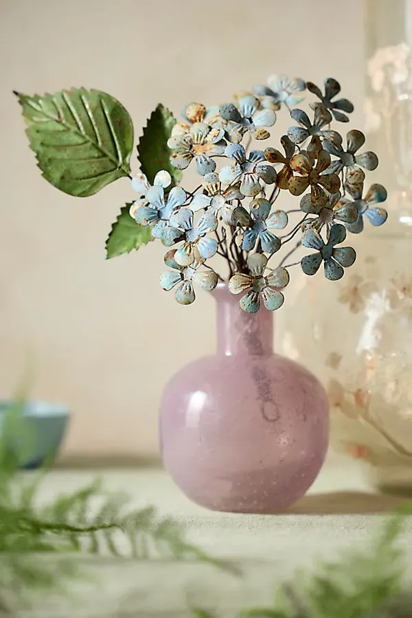 Hydrangea Bunch - Blue, Iron by Anthropologie