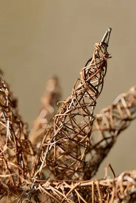 Illuminated Vine Moravian Star Small - Rattan by Anthropologie, alternate view