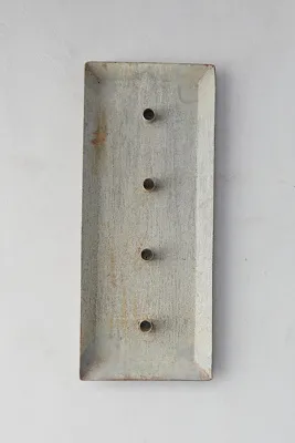 Iron Candlestick Trough - White by Anthropologie, alternate view