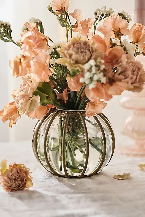 Iron Stripe Glass Vase product