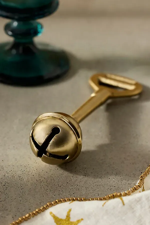 Jingle Bell Bottle Opener - Gold by Anthropologie, image 2