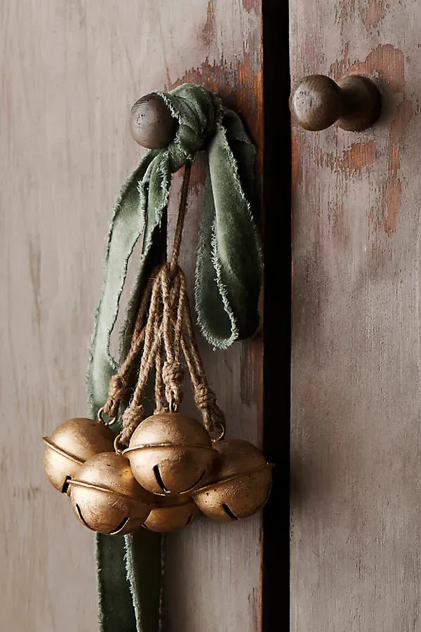 Jingle Bells Set of 5 - Gold by Anthropologie
