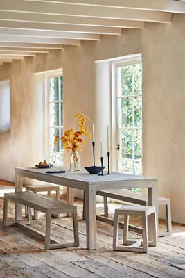 Knoll Slatted Teak Dining Table product
