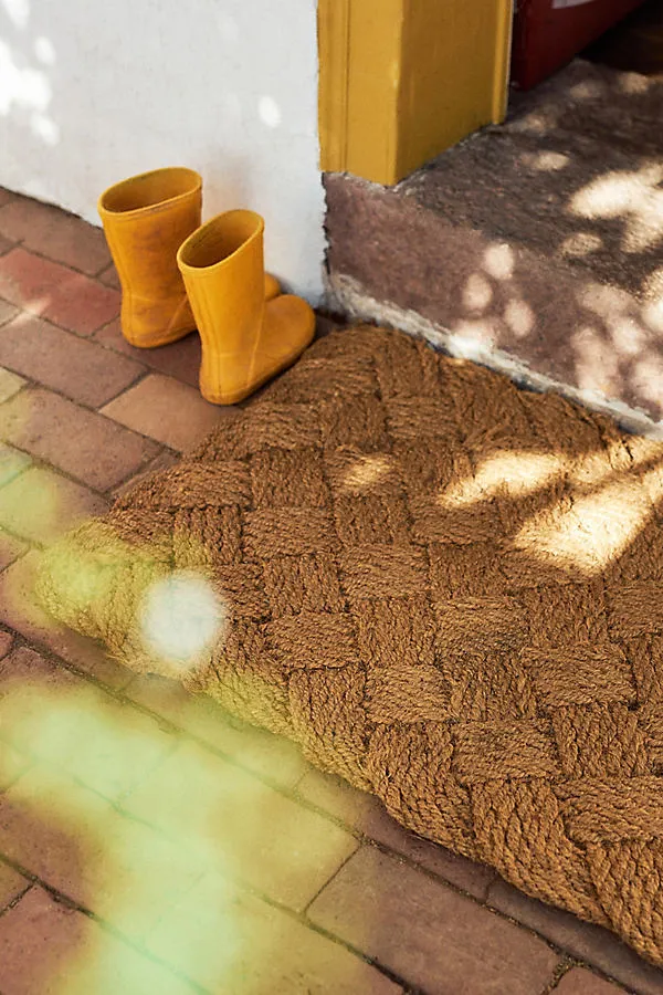 Knot Weave Doormat - Coir by Anthropologie
