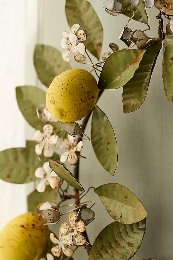 Lemon Vine Iron Wreath product