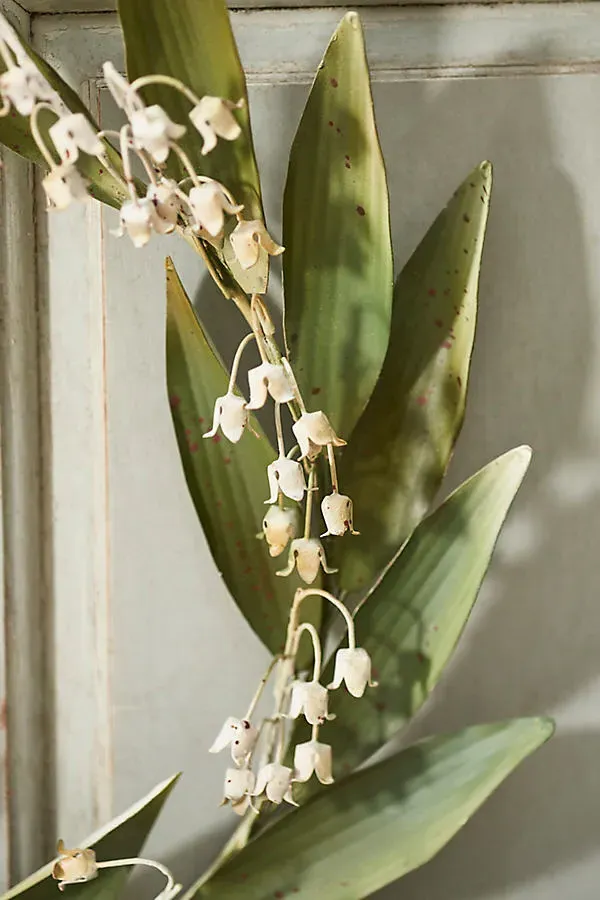 Lily of the Valley Iron Wreath by Anthropologie, alternate view