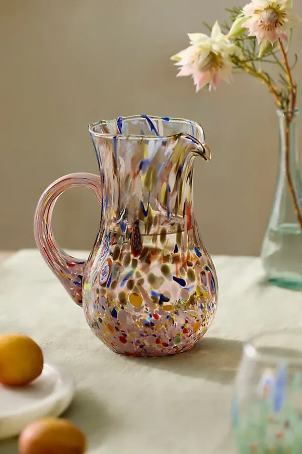 Murano Glass Pitcher - Hand-Blown, Italian Glass by Anthropologie