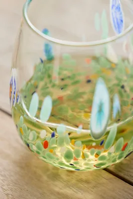 Murano Stemless Wine Glass - Hand-Blown, Italian Glass by Anthropologie, alternate view