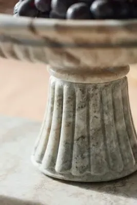 Neo Marble Footed Serving Bowl product