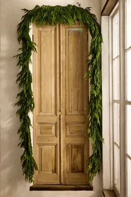 Norfolk Pine Arch Garland - Green, Plastic by Anthropologie, alternate view