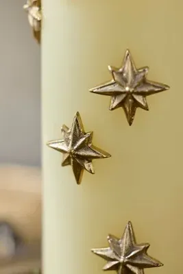 North Star Candle Pins Set of 6 - Antique Brass by Anthropologie, alternate view