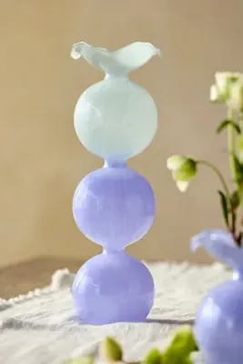 Ombre Baubles Small Bud Vase - Blue, Glass product