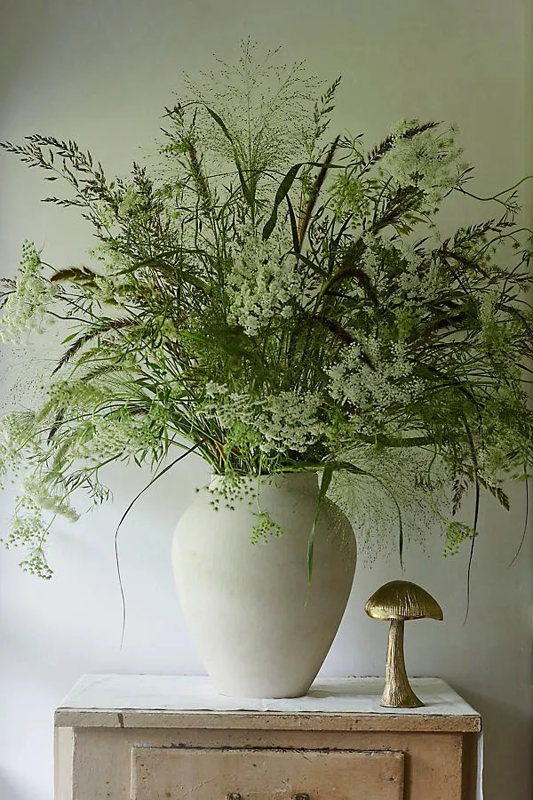 Organic Ceramic Vase Tall - White product