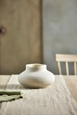 Organic Jar Stoneware Planter - Ivory product