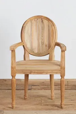 Palladio Oval Back Armchair - Reclaimed Teak product