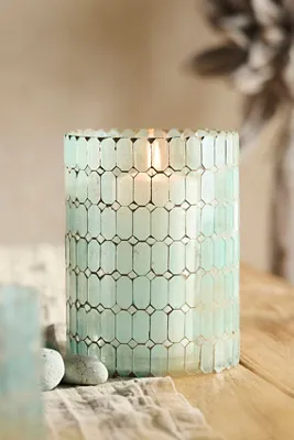 Paned Mosaic Hurricane - Blue, Glass product