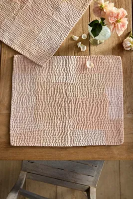 Patchwork Placemats Set of 2 - Pink, Cotton product