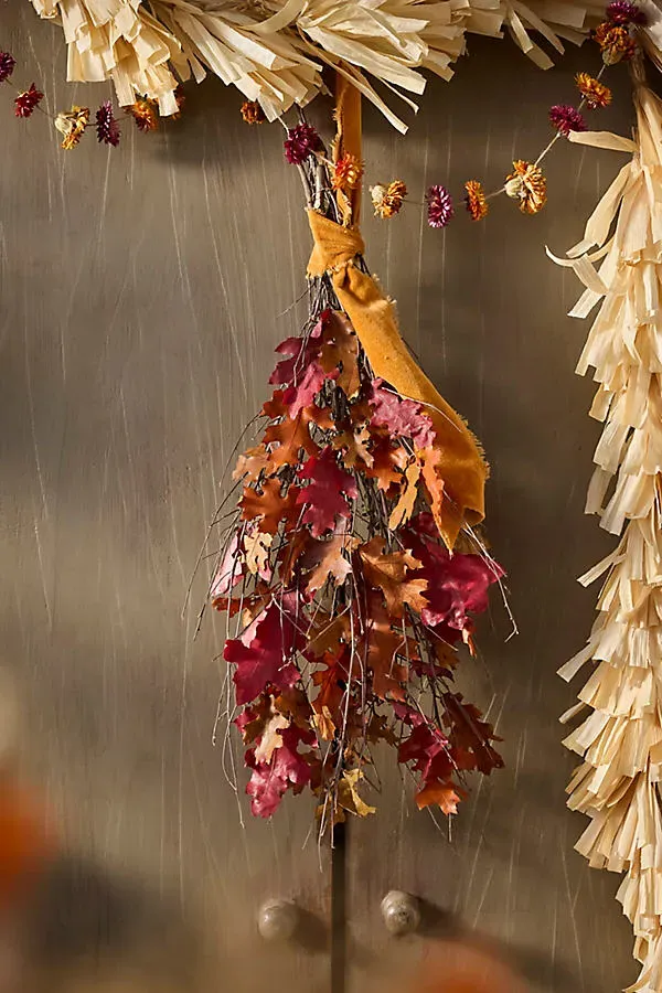 Preserved Oak Leaf Bunch by Anthropologie