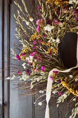 Preserved Spring Garden Wreath - Dried Botanicals product
