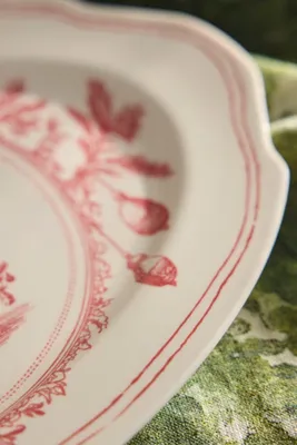 Red Tannenbaum Stoneware Serving Platter by Anthropologie, image 2