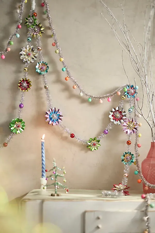 Reflector Garland 9ft by Anthropologie