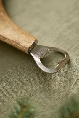 Reindeer Antler Bottle Opener - Natural by Anthropologie, alternate view