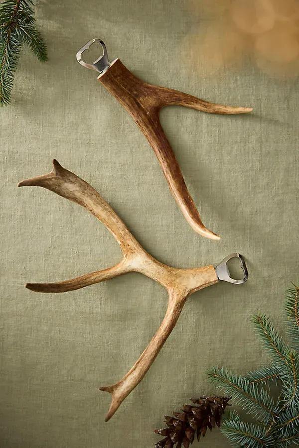 Reindeer Antler Bottle Opener - Natural by Anthropologie