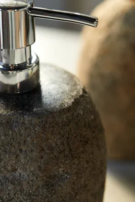 River Stone Liquid Soap Dispenser by Anthropologie, alternate view