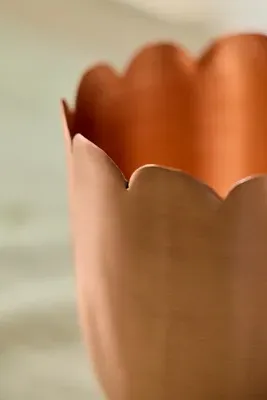 Scallop Edge Planter - Copper product