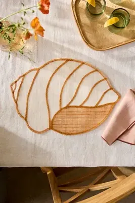 Seashell Abaca Placemat - Brown product