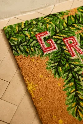 Season's Greetings Large Doormat - Coir by Anthropologie, image 2