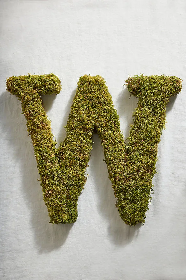 Sheet Moss Letter - Green, Wood Laminate product