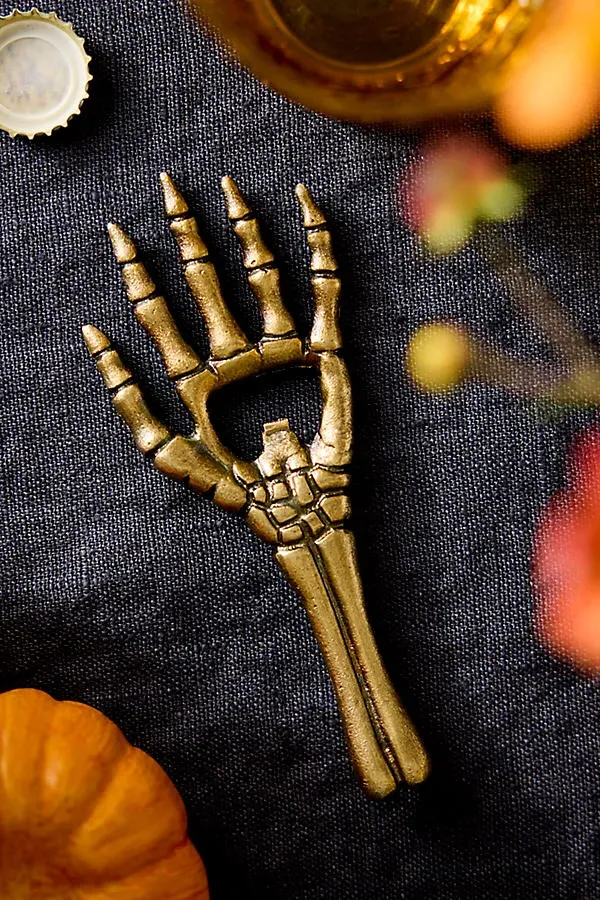 Skeleton Hand Bottle Opener - Gold product