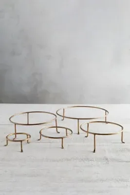 Solid Brass Plant Stand Short 8" - Gold, Brass product