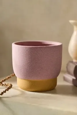 Spectrum Footed Stoneware Planter - Pink product