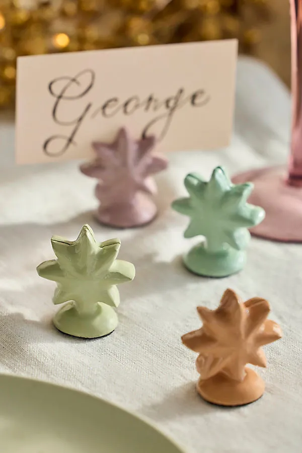 Star Place Card Holders Set of 4 - Aluminium by Anthropologie, alternate view