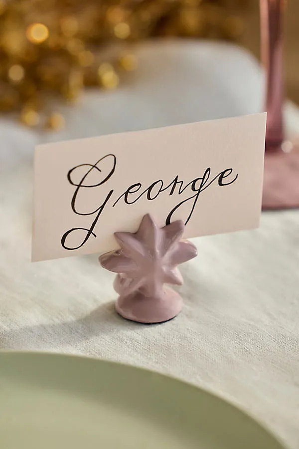 Star Place Card Holders Set of 4 - Aluminium by Anthropologie