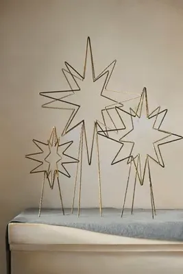 Star Plant Support Trellis - Antique Brass, Iron by Anthropologie, alternate view