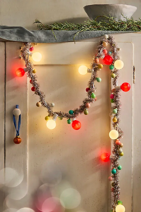Stargazer Garden Lights Set of 21 Bulbs - Winter Berry by Anthropologie