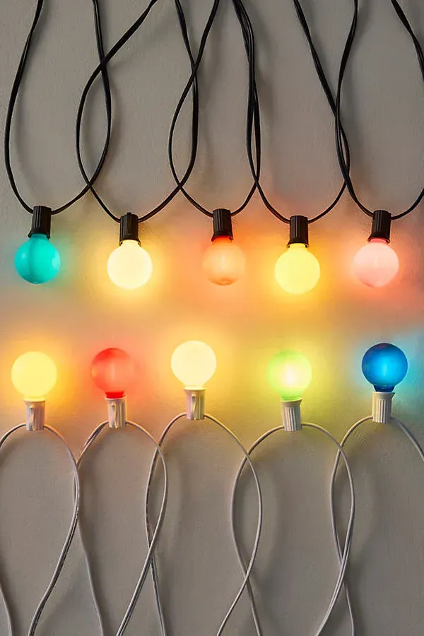 Stargazer Garden Lights Set of 21 Shatterproof Bulbs - Yesteryear by Anthropologie