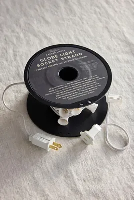 Stargazer Garden Lights Socket Strand 20ft - White, Plastic product