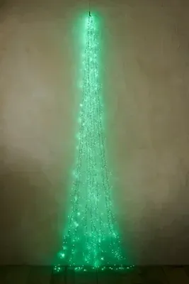Stargazer Ghostly Green Cascade Falls String Lights by Anthropologie, alternate view