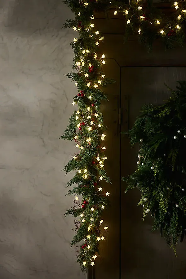 Stargazer Mini Star Tendril Light Strand - Plastic by Anthropologie