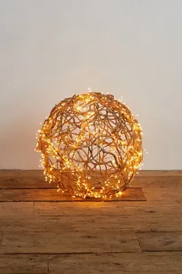 Stargazer Nature Effects Illuminated Vine Sphere by Anthropologie, alternate view