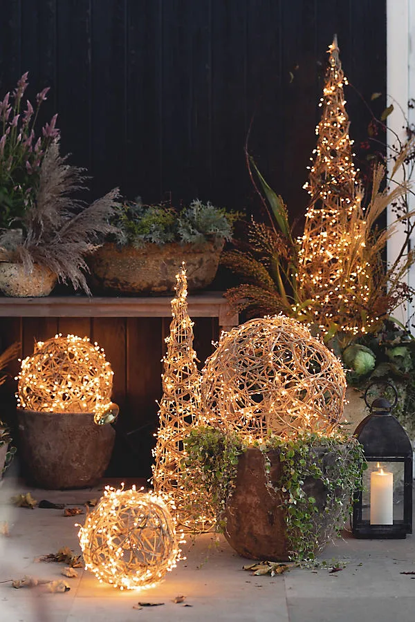 Stargazer Nature Effects Illuminated Vine Sphere by Anthropologie