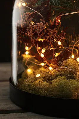 Stargazer Rose Gold Twine LED Light Strand - Warm White by Anthropologie, alternate view
