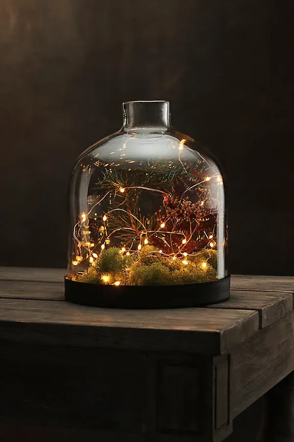 Stargazer Rose Gold Twine LED Light Strand - Warm White by Anthropologie